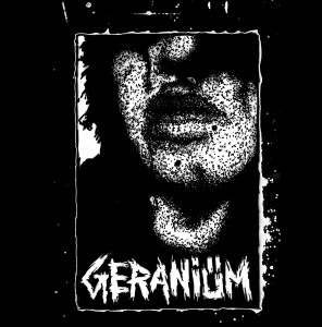 geranium / human compost split 7"