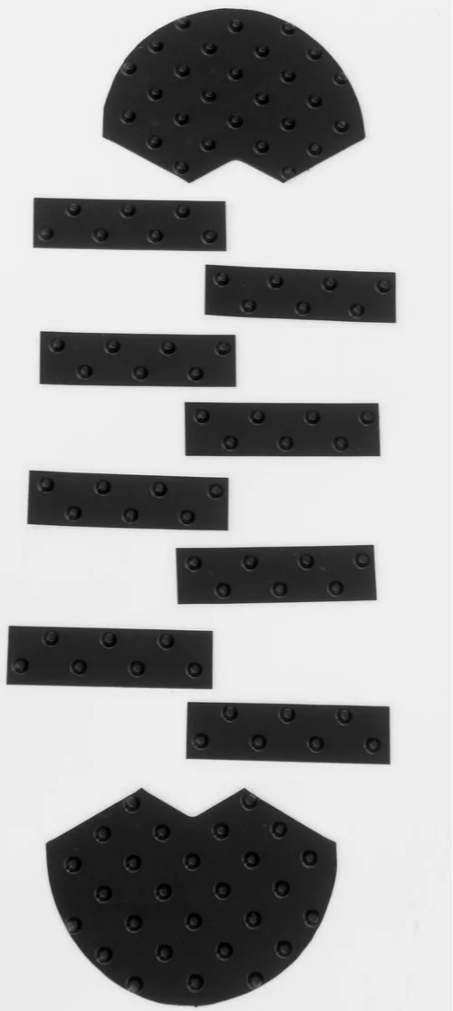 Gripall - Tundra Snowskate Skate Grip Kit black