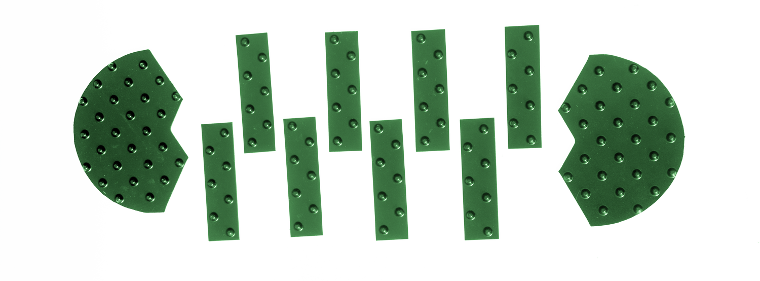 Gripall - Tundra Snowskate Skate Grip Kit green