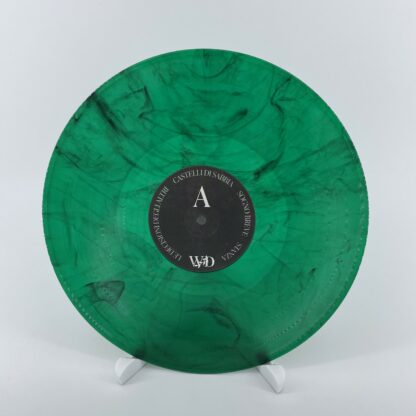 winter dust - unisono LP - green with black smoke
