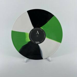 winter dust - unisono LP - white / green / black pinwheel
