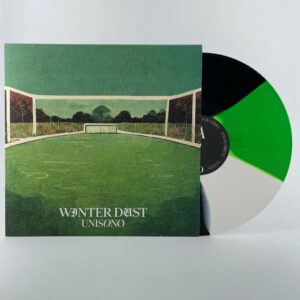 winter dust - unisono LP - white / green / black pinwheel